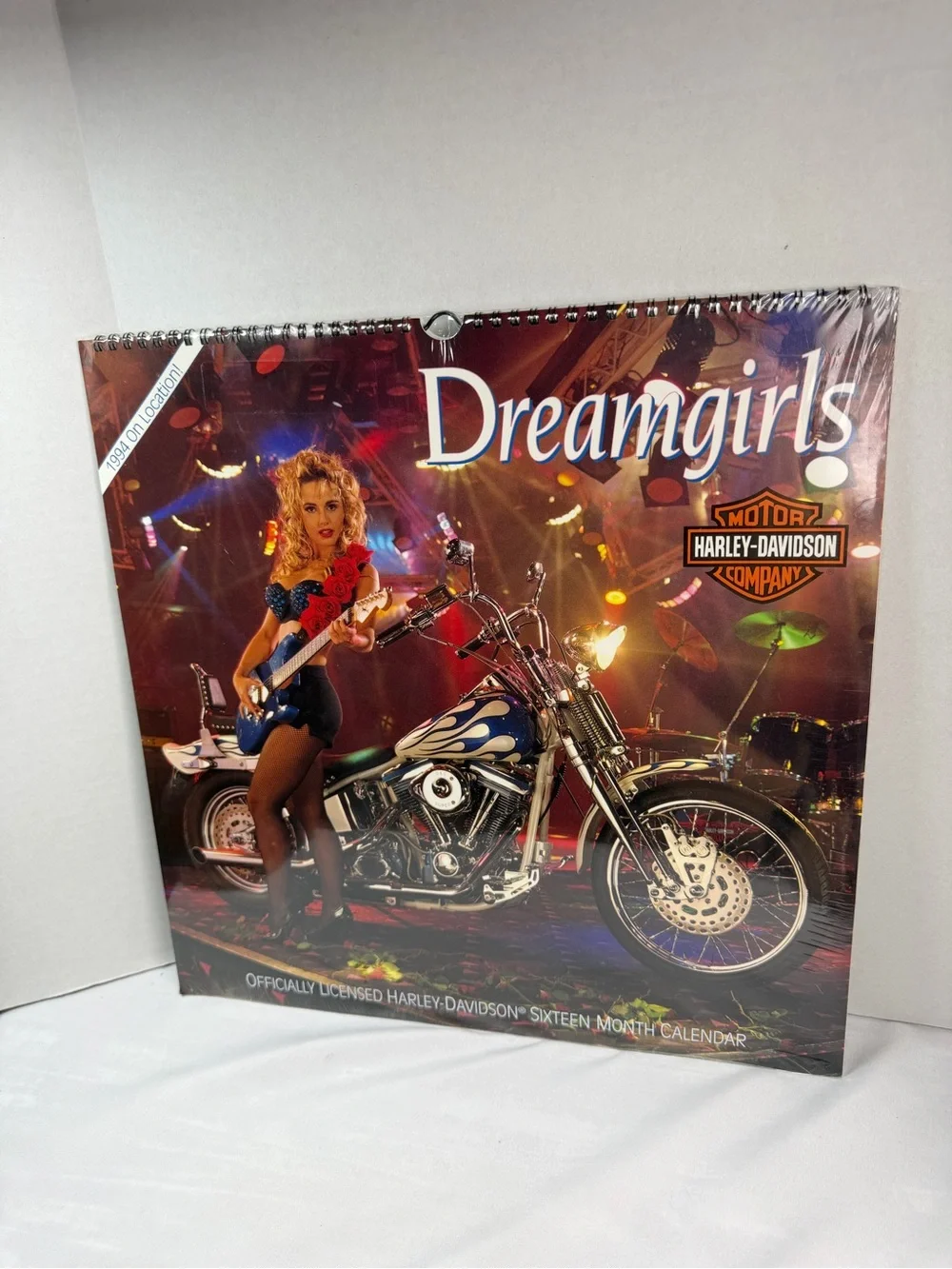 Dreamgirls Motorcycle 16 Month Calendar vintage 1994 pinup Harley DavidsonSealed